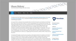 Desktop Screenshot of mahonylab.org